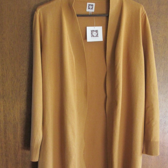 Anne Klein Knit Sweater Coat Cardigan - Picture 1 of 8